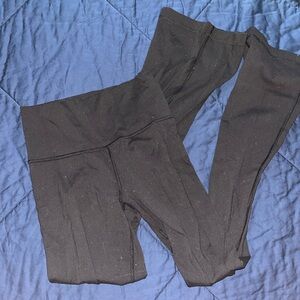 lululemon athletica Black Boot Cut Flare Leggings
